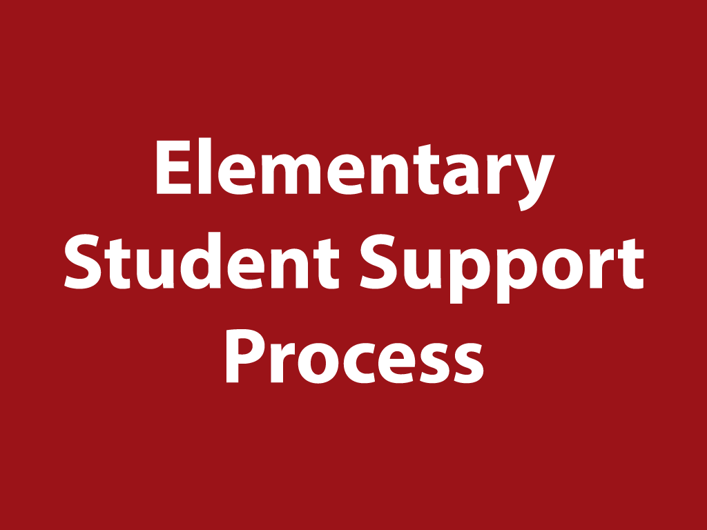 Elementary Student Support Process
